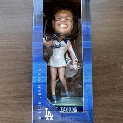 Billie Jean King bubble head from LA Dodgers  