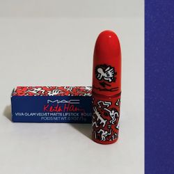 MAC Viva Glam × Keith Haring Lipstick Canal Blue
