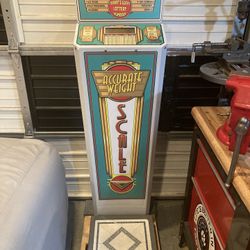 Weight Scale Arcade Digital Coin ,25 Cents Battery Operated 