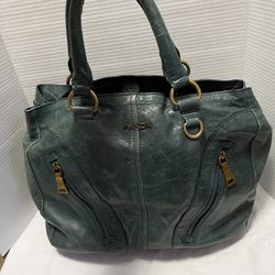Distressed Leather Tote Bag