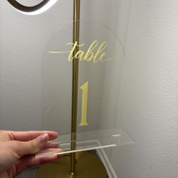 Table Numbers 1-10