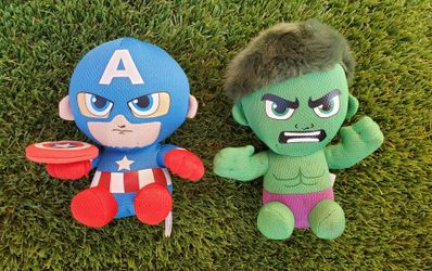Captain America & hulk plush