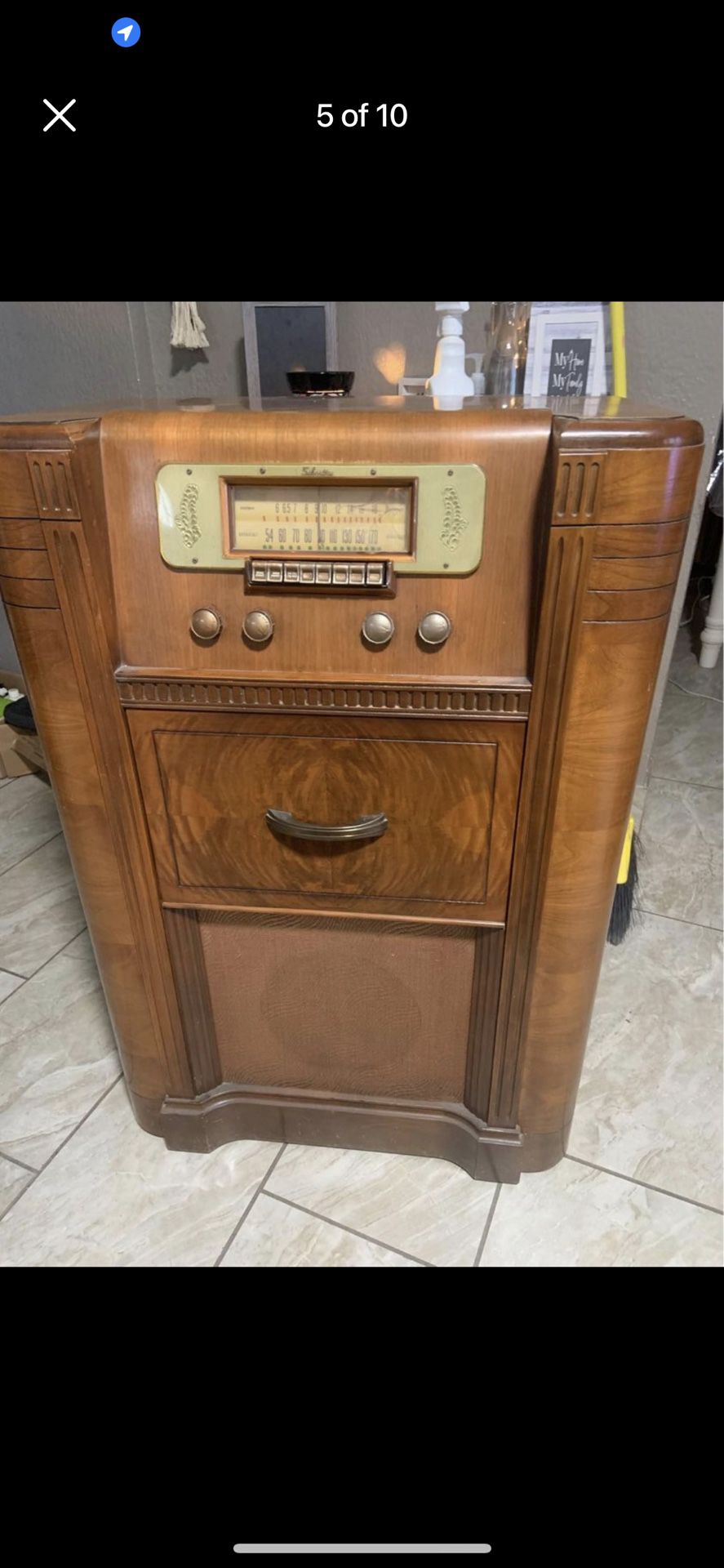 Antique Radio Works Great Really Loud 