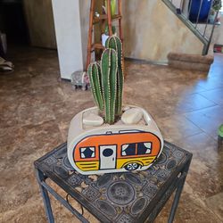 Mexican Fencepost Cactus In Ceramic Pot 