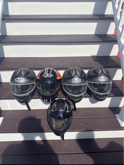 5 HJC Full-Face Motorcycle Helmets