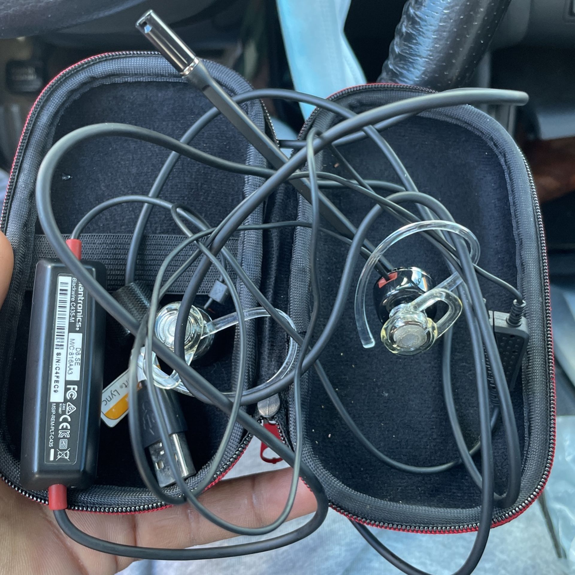 Plantronics Blackwire C435-M USB Headset (for Microsoft) with Carry Travel Case