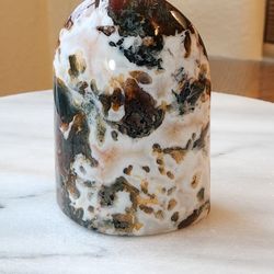0.9 Lb (414g) Agate Free-form Quartz Crystal 