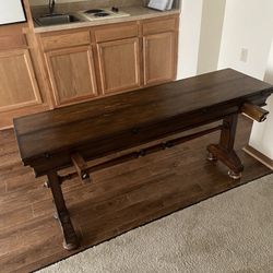 7ft Wooden Table 