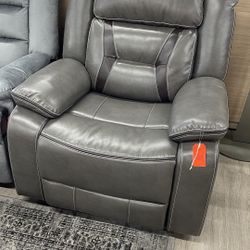Grey Glider Recliner