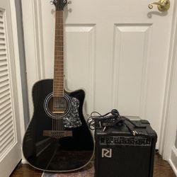 RANDY JACKSON ACOUSTIC-ELECTRIC GUITAR 