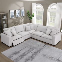 🛋️✨Fabric Power Reclining Sectional ✨