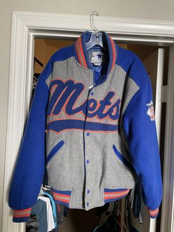 Rare Vintage NYM Throwback Wool Varsity Starter jacket 