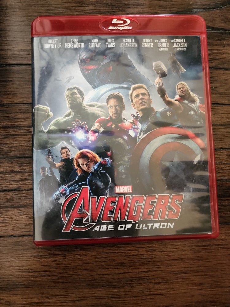 Avengers Age Of Ultron Blu Ray