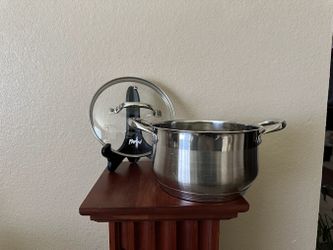 Parini Stainless Steel Dutch oven w/ tempered glass