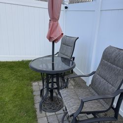 Patio Bistro Set Used