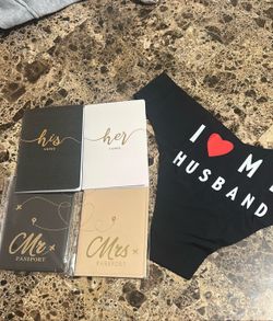 His and hers passport folders