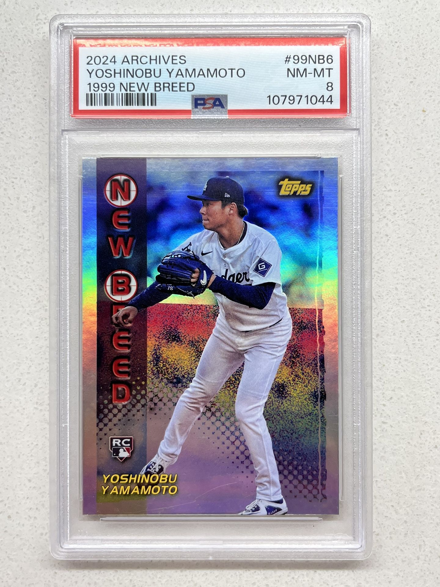 Yoshinobu Yamamoto Baseball Card