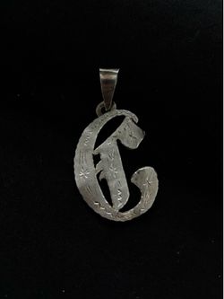 Plata/ silver C initial 19 grams