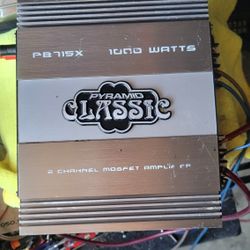 Pyramid Amplifier 1000 Watts 2 Channel 