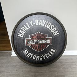 Wooden Harley Davidson Sign