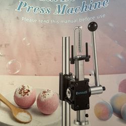 Bath Bomb Press Machine-Heavy Duty Bath Bomb Machine with Mold Kit Adjustable Height DIY Soap Press