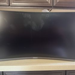 27” Black Samsung T55 Curved Monitor 
