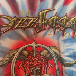 Old Rare Vintage 2000 Ozzfest Rock Band Music Concert Tie-dye T-shirt Vtg Tee Size XL PERFECT CONDITION ZERO FLAWS Ozzy Osborne Ozzie Oz Ozz Ozborn
