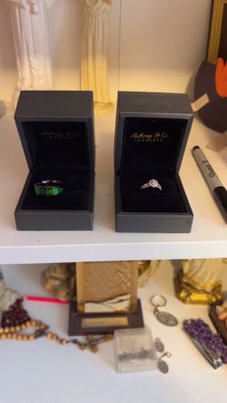 Selling Women’s Wedding Ring Plus Band And Men’s Wedding Ring