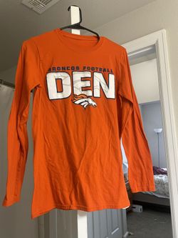 Men’s Denver Broncos Long Sleeve Shirt Size S