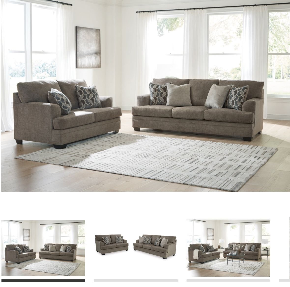 Sofa Bed And Loveseat Set For $550