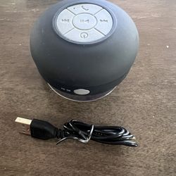 Portable Water Resistant Wireless Speaker $5