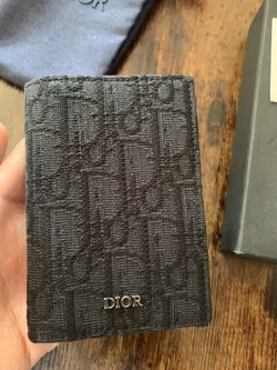 Dior Bifold Wallet Black Dior Oblique Jacquard