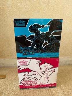Black Bolt and White Flare Pokemon Center ETB