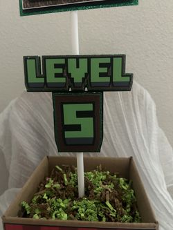 Minecraft Centerpieces Custom Made