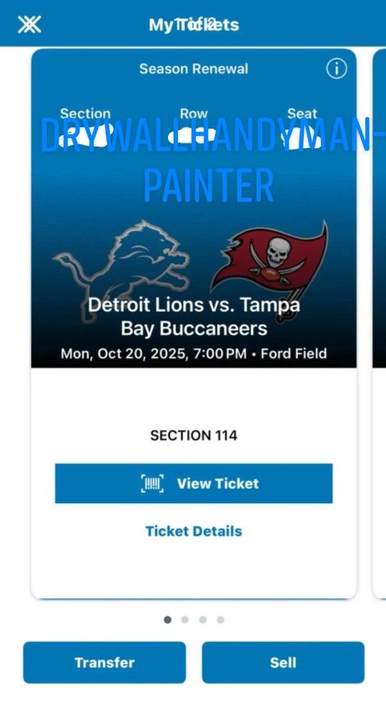 Lions Tickets