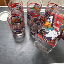 1995 Coca Cola 8 Pc Beverage Set