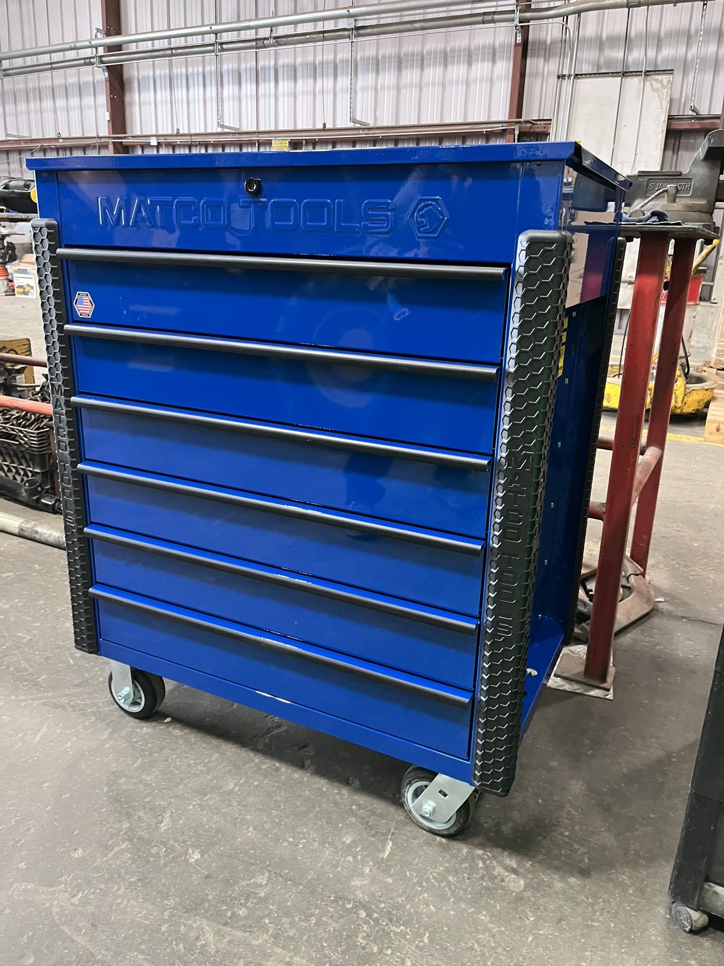 Matco 6 Drawer Tool Box, Blue