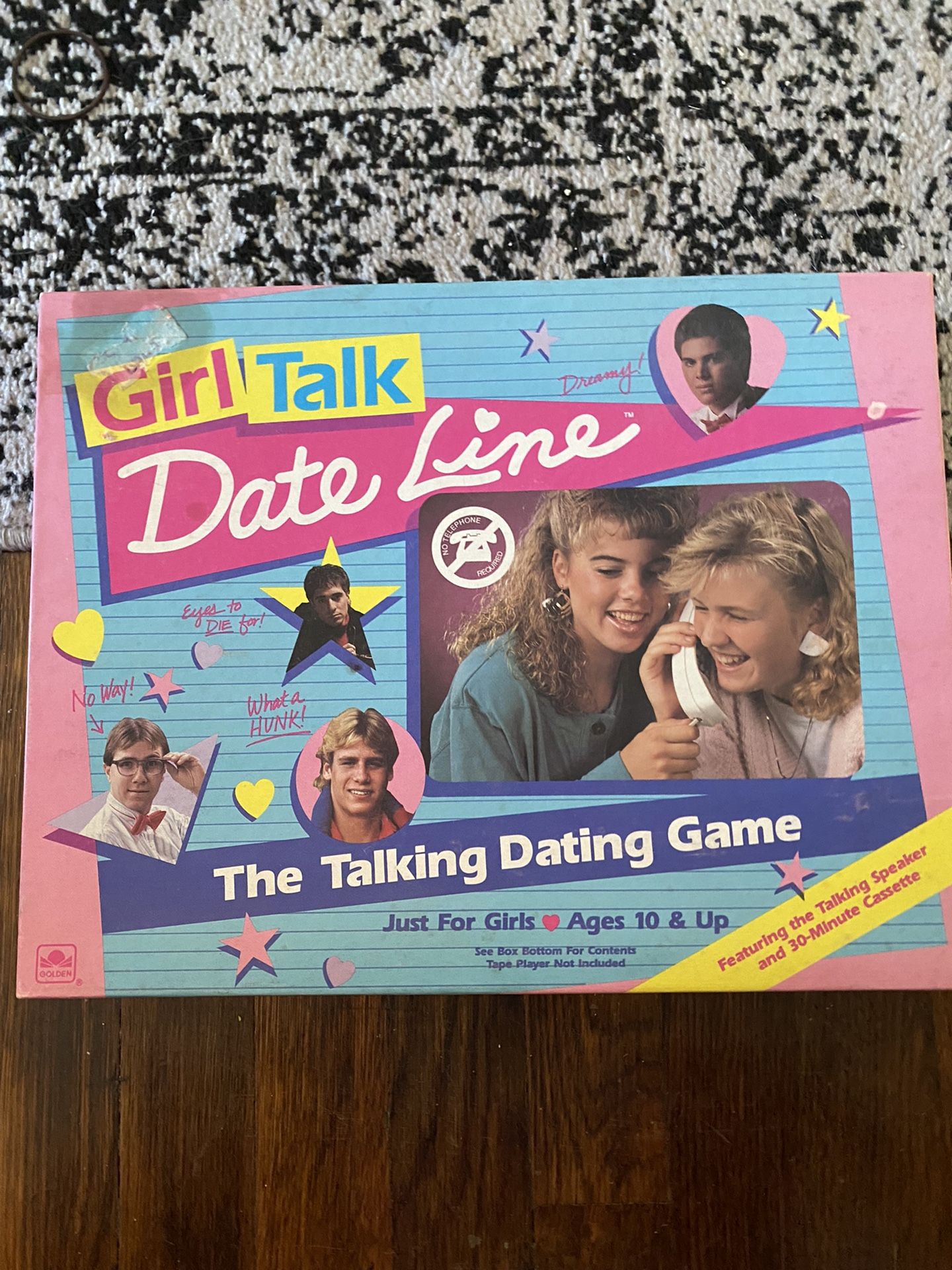 1989 Vintage Date Line Game In Original Box 