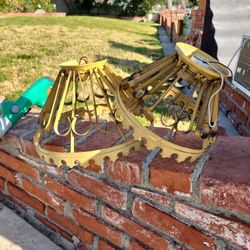 Vintage 1950's Kitchen Lighr Fixture