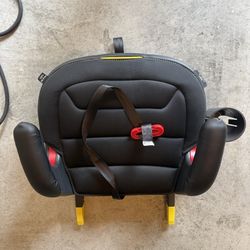 Peg Perego Viaggio Shuttle Booster Car Seat for Children from 40 to 120 lbs - Made in Italy Licorice (Black) + Graco Booster Seat + Seat Cover