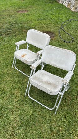 Boat deck chairs