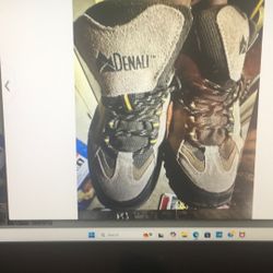 A Used-pair Of Hiking Denali Women’s Boots (Size 7 and a Half)
