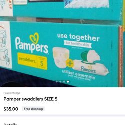 Pampers Swaddlers Size 5