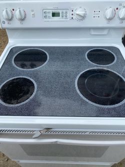 Glass top electric stove delivered and installed