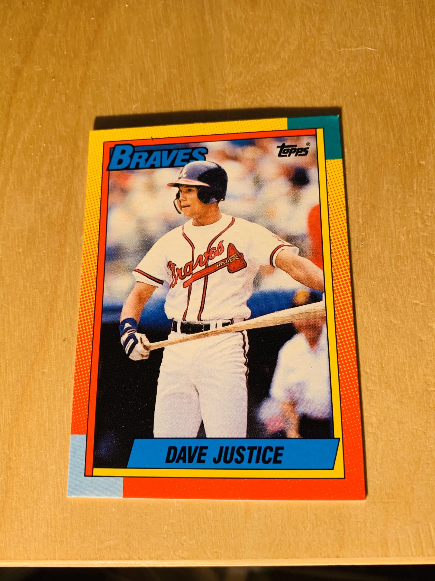 1990 Topps trades DAVE JUSTICE Atlanta Braves #48T MINT SHARP ROOKIE CARD