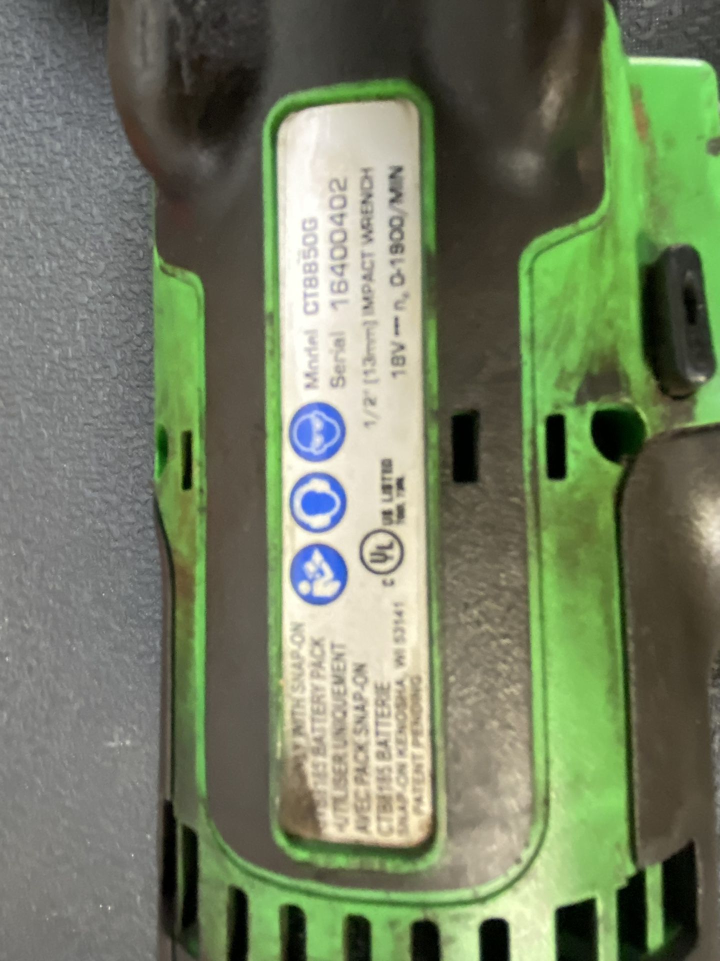 Snapon 1/2 Impact Green