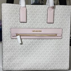  Michael Kors Kenly Shoulder Bag, Large  Powder Blush 