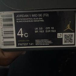 Infant 4c Jordan 1 Mid SE