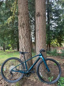 Trek FX Sport 4 Carbon Fitness Bike – XS Frame - Carbon Lightweight Hybrid City Comfort Bicycle