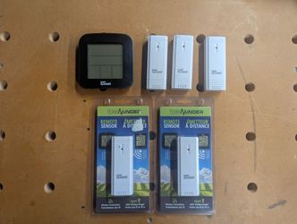 TempMinder 4-Zone Temperature & Humidity Station And Two Additional Sensors 
